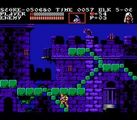 une photo d'Ã©cran de Castlevania 3 - Dracula s Curse sur Nintendo Nes